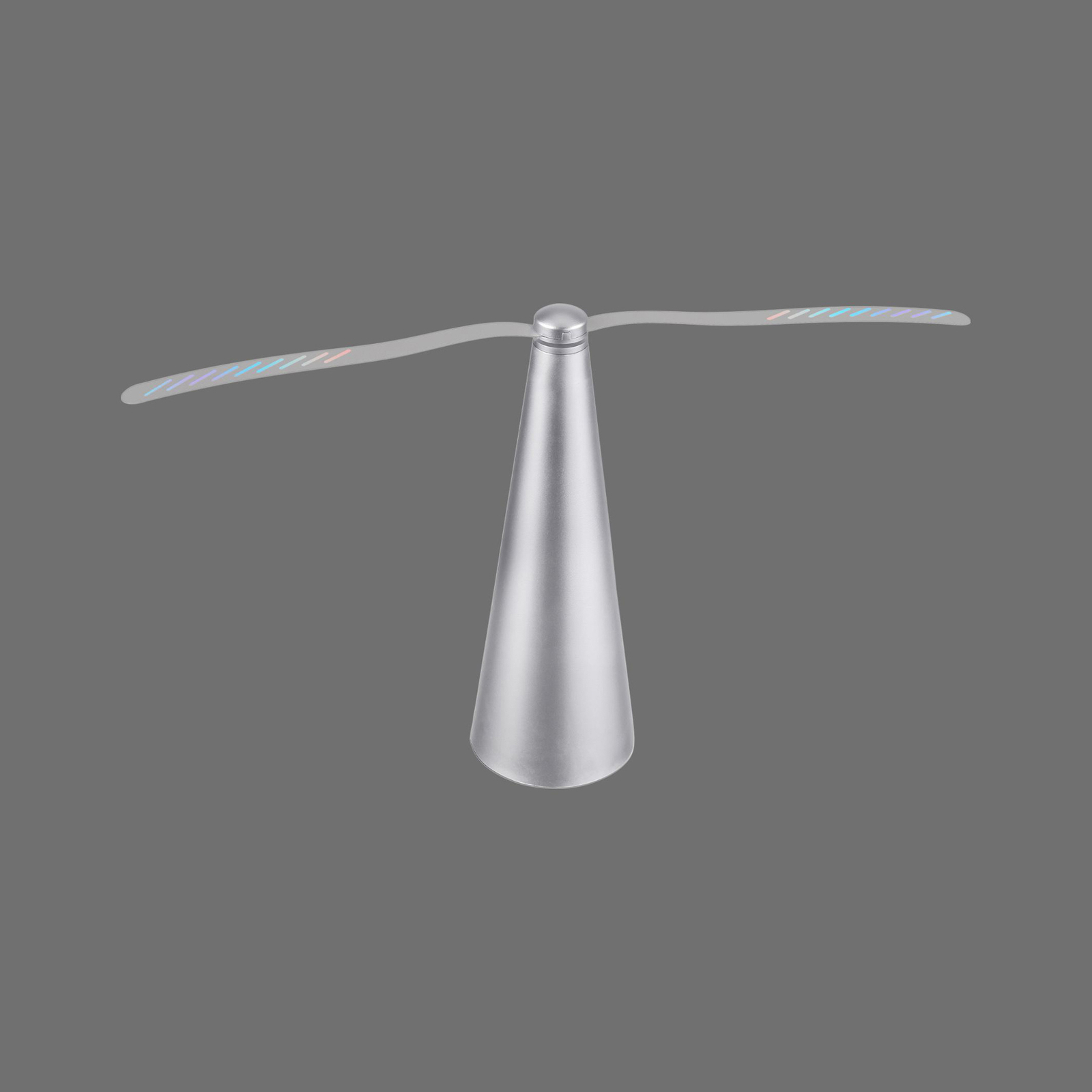 JUST LIGHT. Swat fly whisk, battery-operated, silver