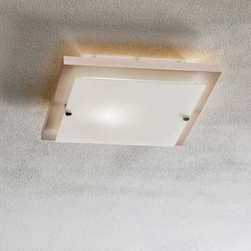 Kerio ceiling lamp, 30 x 30 cm, natural pine