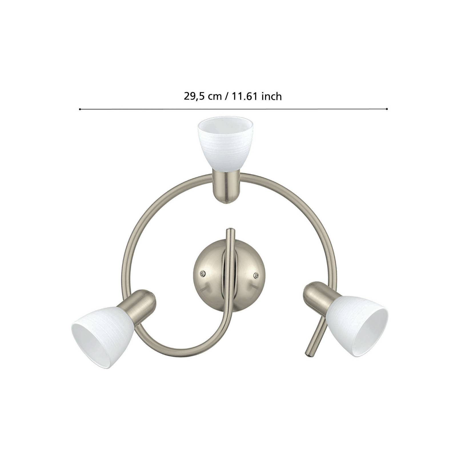  Eglo Eglo Striking Ceiling Light Dake, 3-bulb 