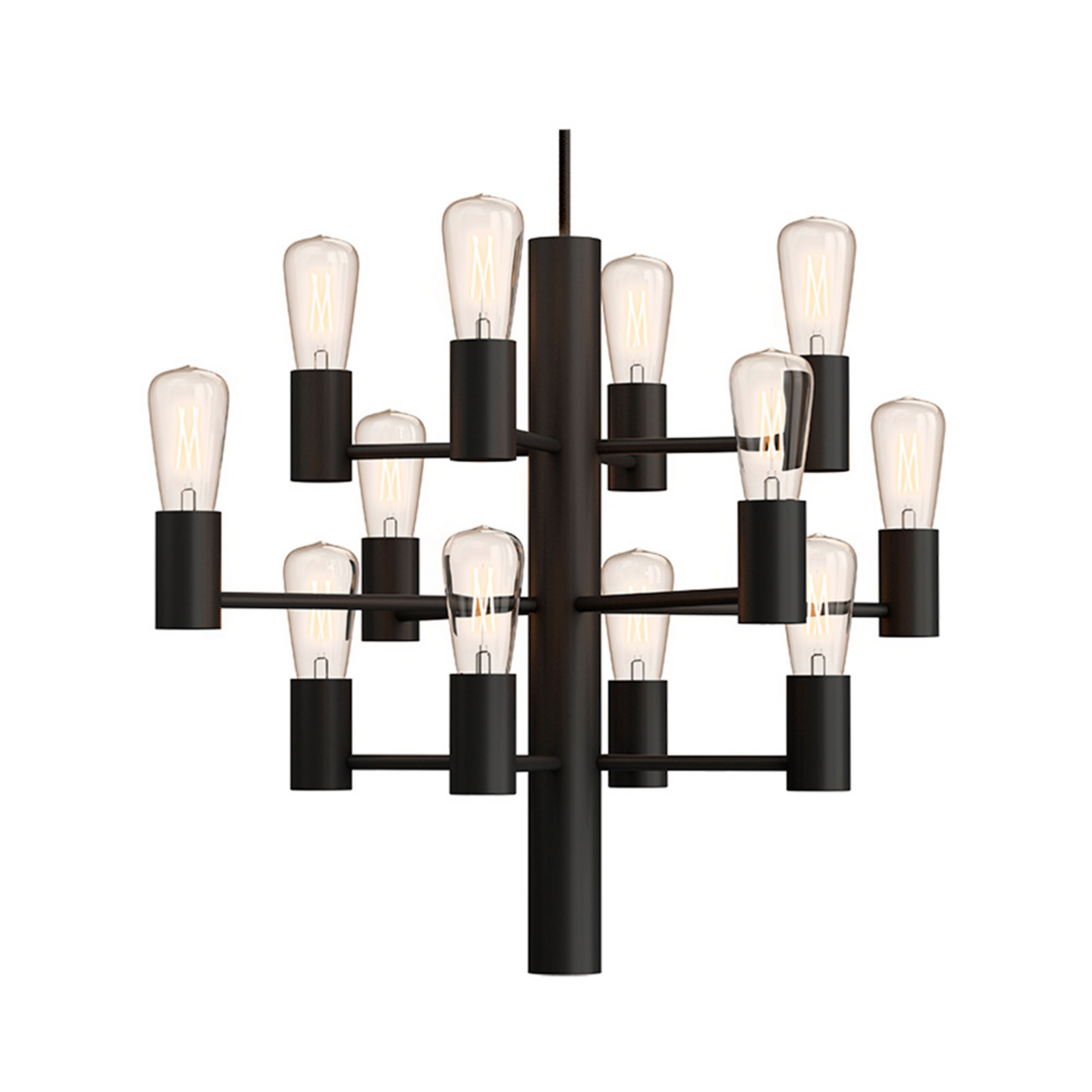 Manola Mini 12 Lysekrone Sort - Herstal