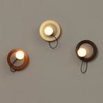 Milan Wire wall light Ø 24 cm mink-coloured