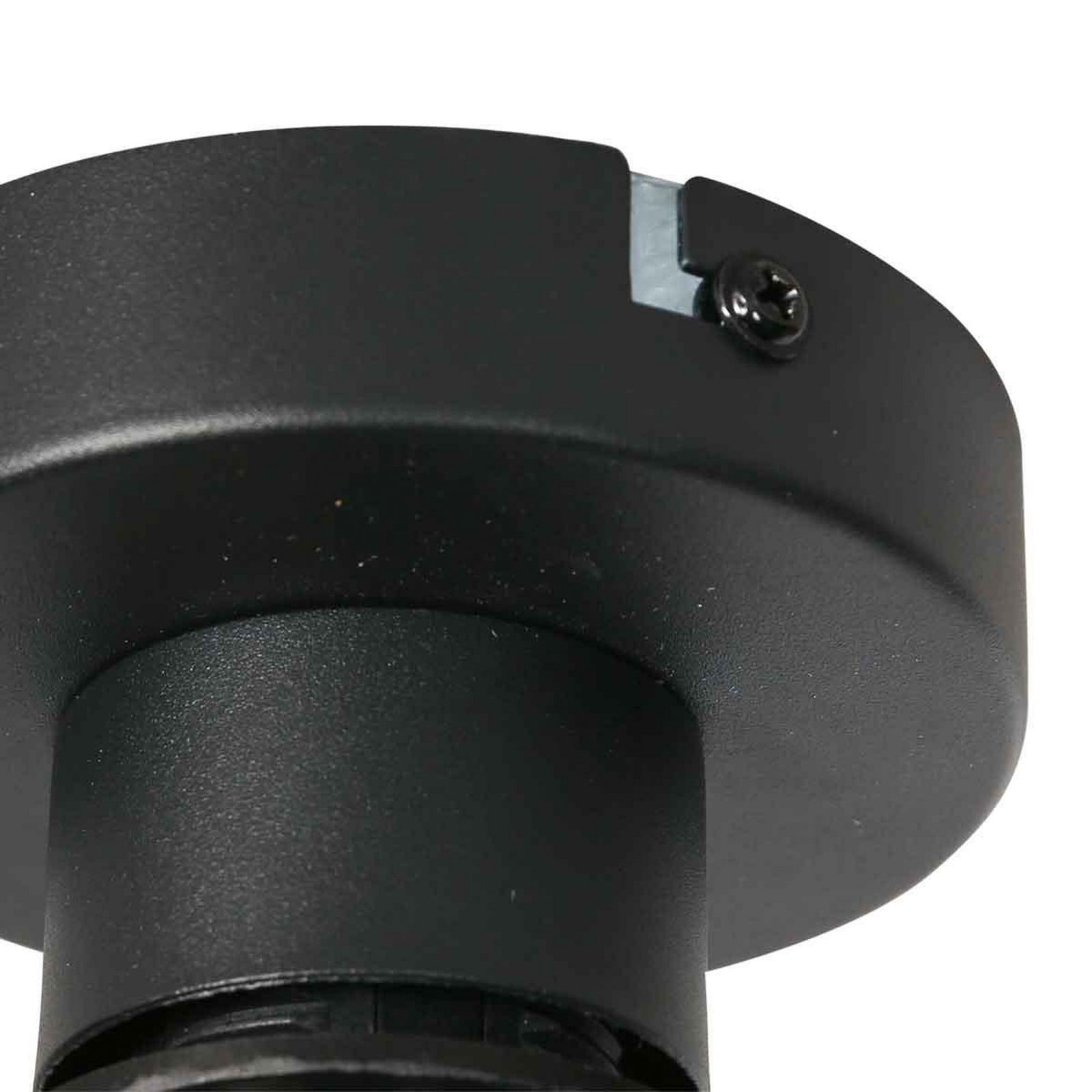 Steinhauer Plafonieră Bloeba Ø 40 cm lemn natural E27 - Camera de zi / sufragerie - Scandinavă - Lemn deschis negru - Bamboo