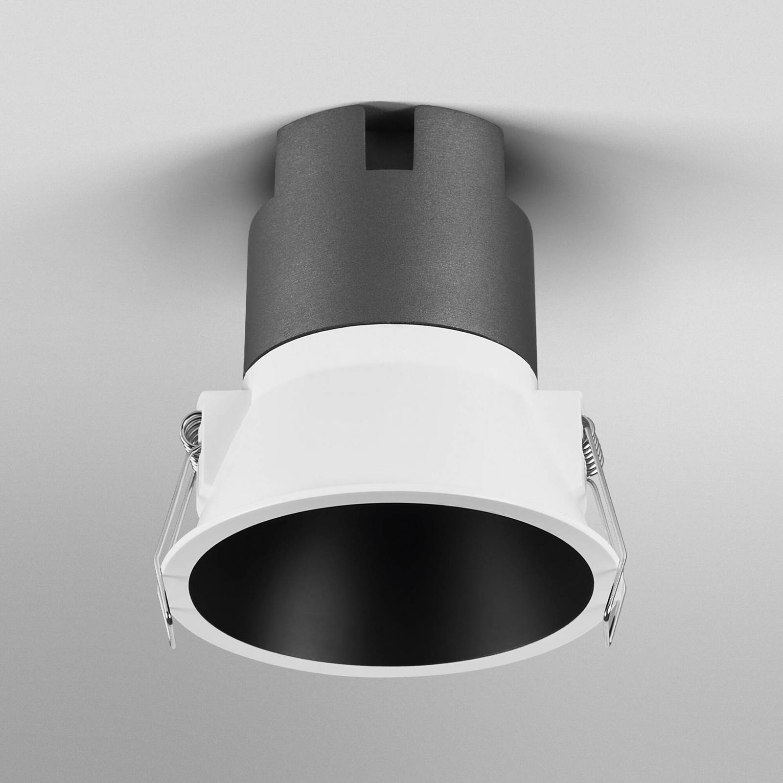 OSRAM spot wpuszczany LED TWIST, biały/czarny 830 Ø 9,3 cm metal