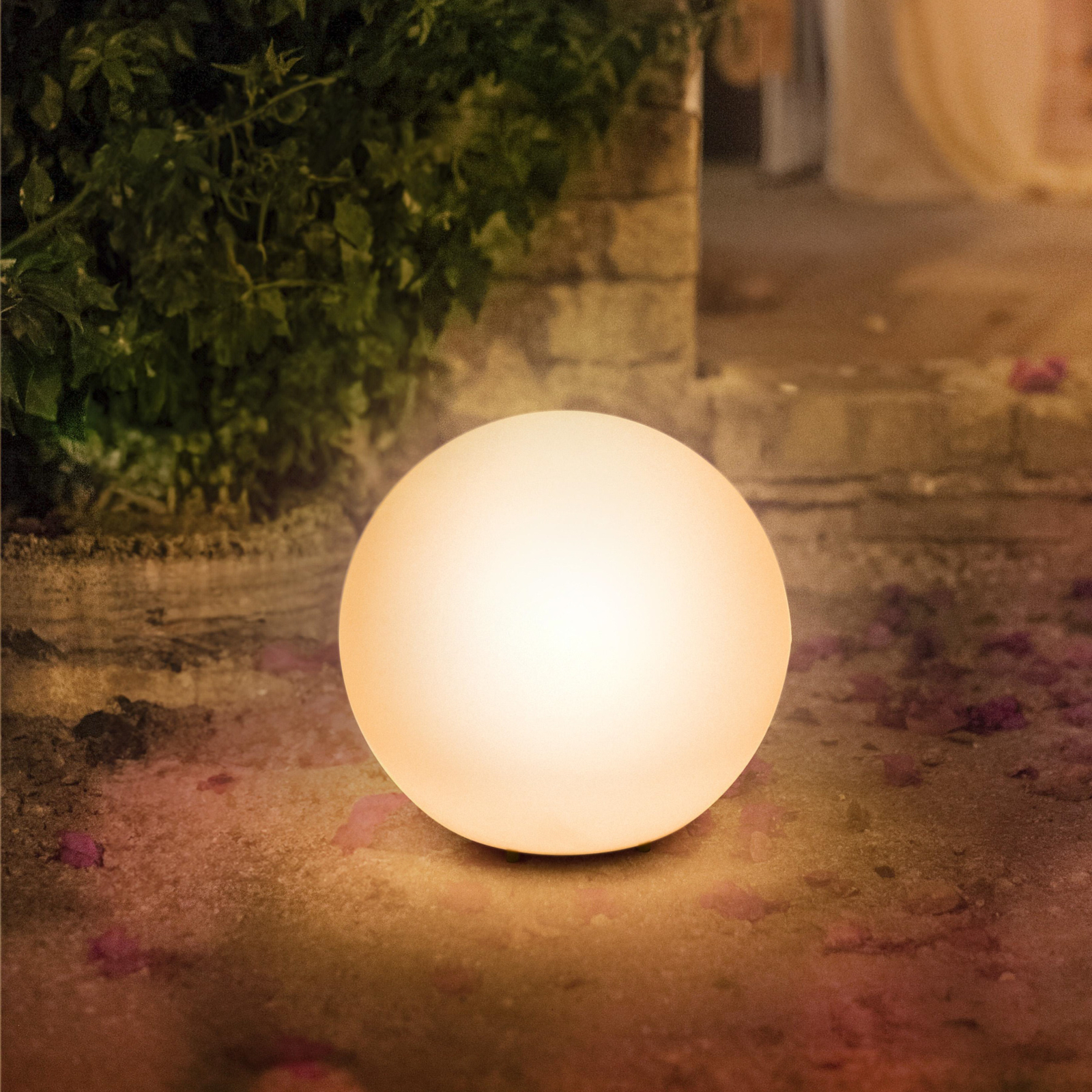 LEDVANCE lampa z grotem ziemnym Endura Hybrid Ball 2W, biała