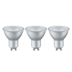 Paulmann-LED-heijastin GU10 4W 2700K alumiini 3kpl