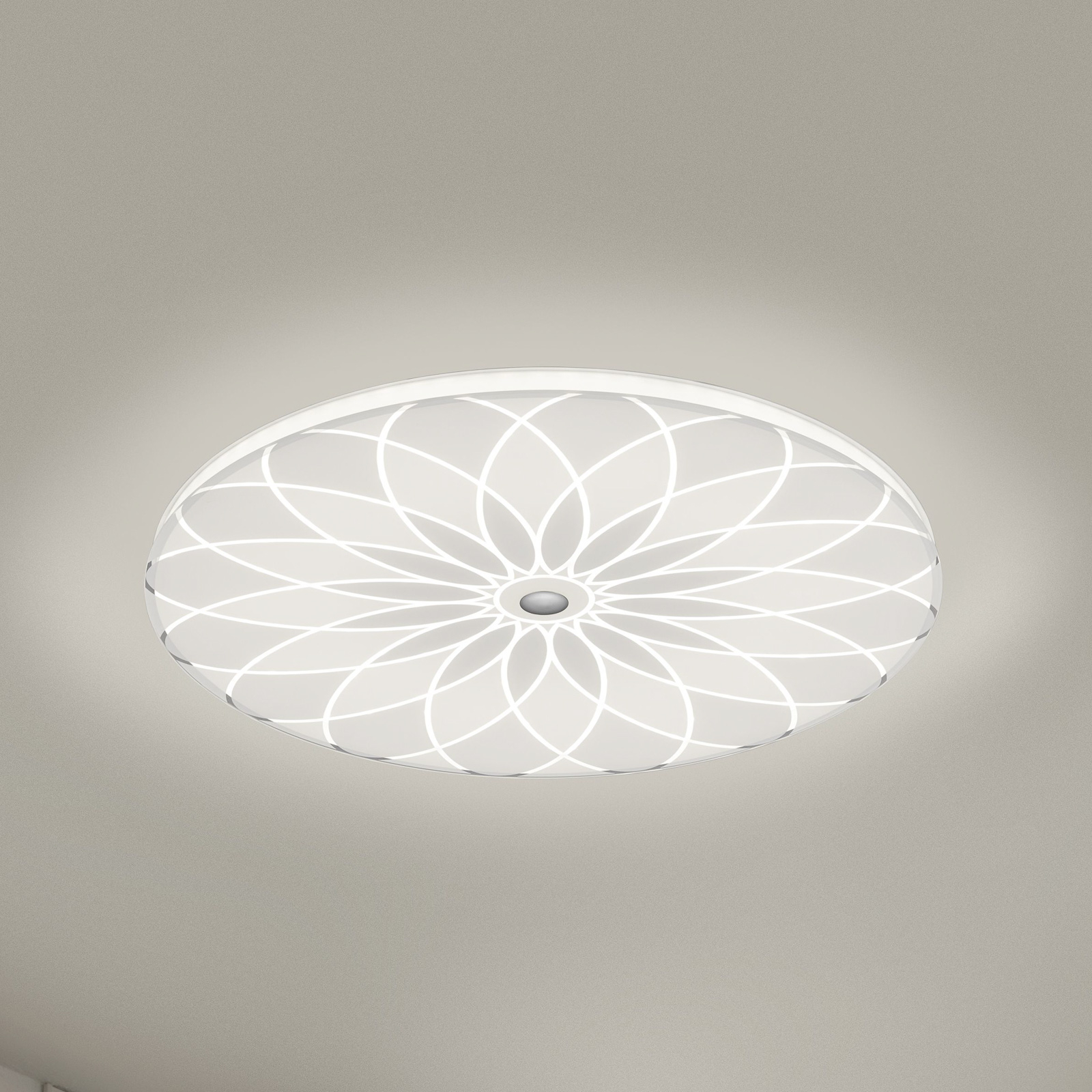 BANKAMP Mandala LED-taklampe blomst, Ø 52 cm
