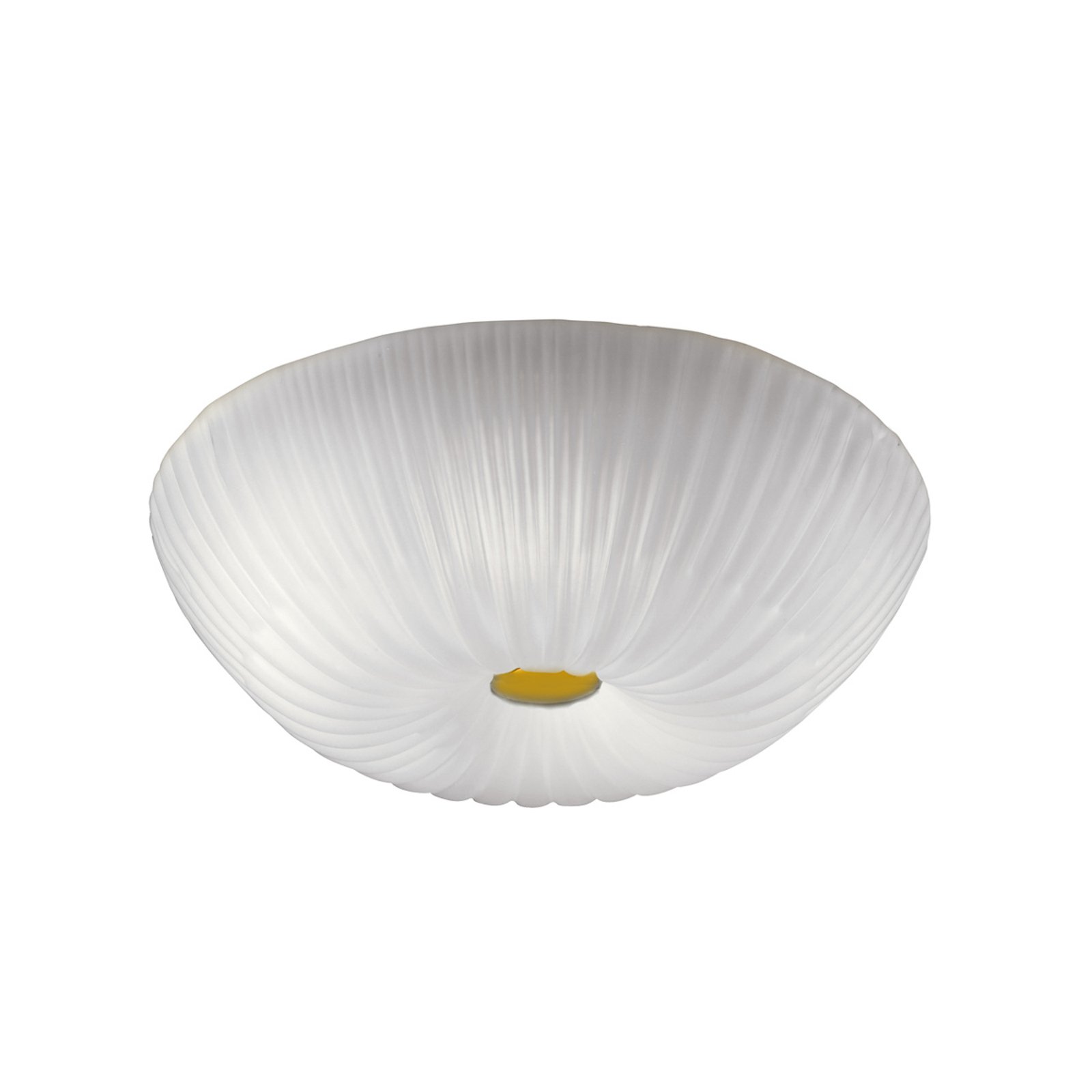 Lampa sufitowa Kolarz Murano Sagredo, opal, Ø 30 cm, szkło Murano