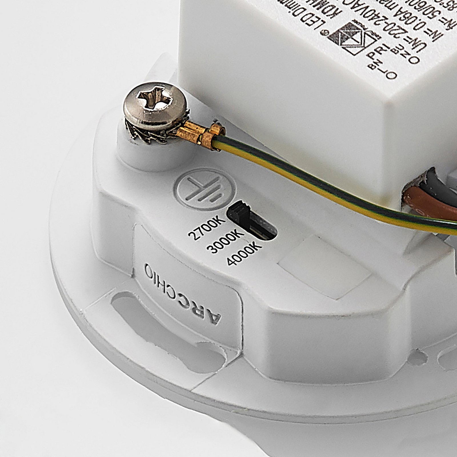 Vexi Square LED Nástěnná Vestavná Svítidla CCT White - Arcchio