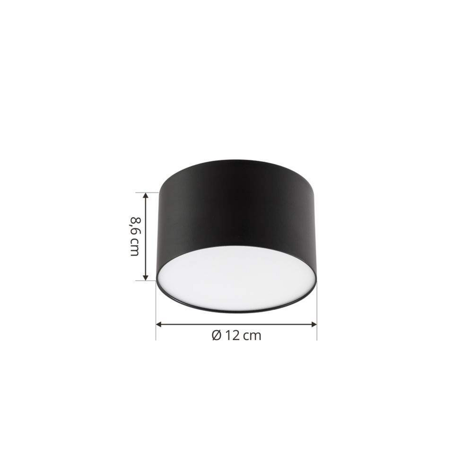 Nivoria LED Spoturi Ø11 Black - Lindby