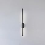 LED-Wandleuchte Flash, schwarz, Höhe 79 cm, Metall 1-flammig
