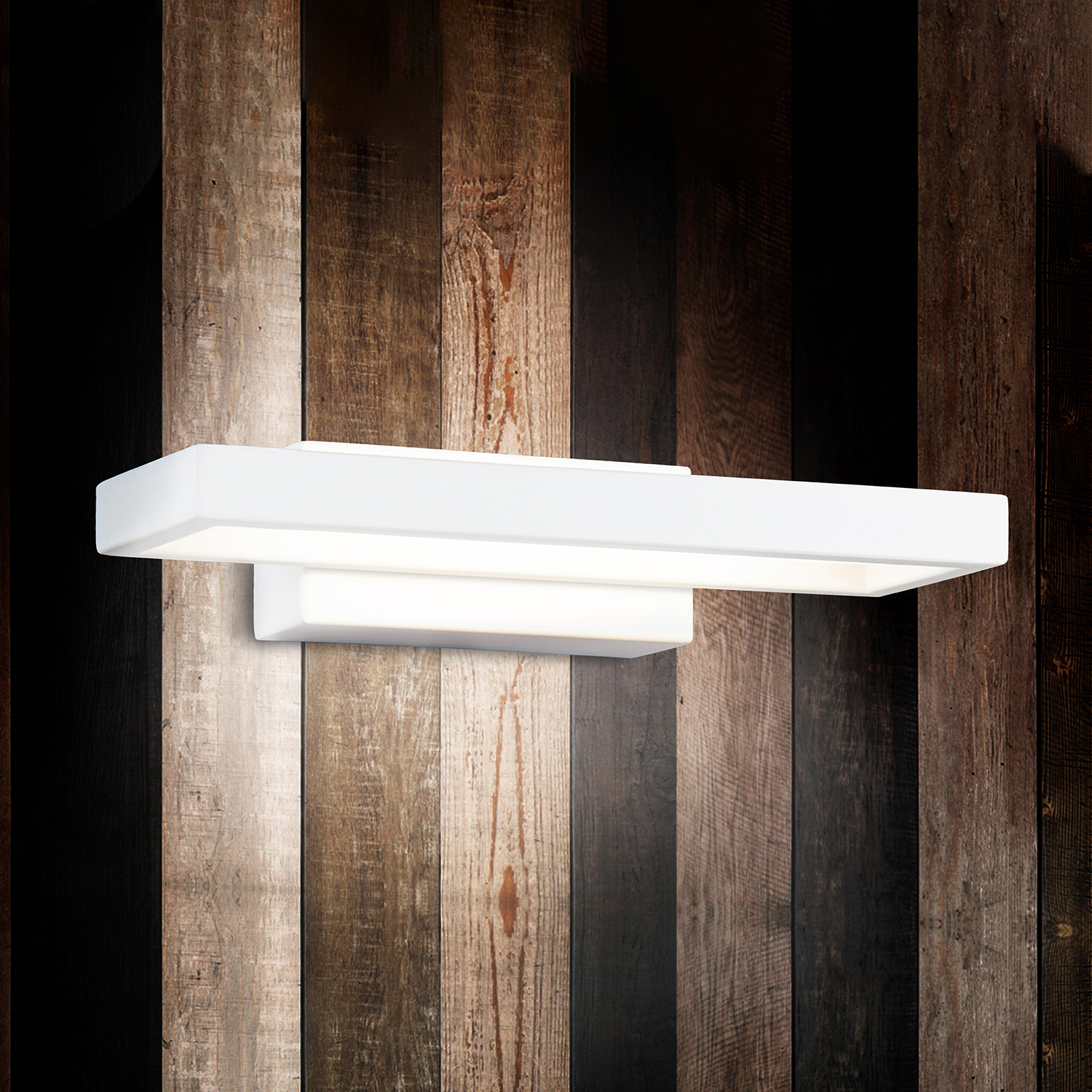 Maytoni Everett LED wall light, width 24 cm, for Living / Dining Room, metal, plastic, 6 W, energy efficiency: A+, W: 24 cm, H: 5 cm