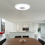LED-Deckenleuchte Tune RGB mit Lautsprecher