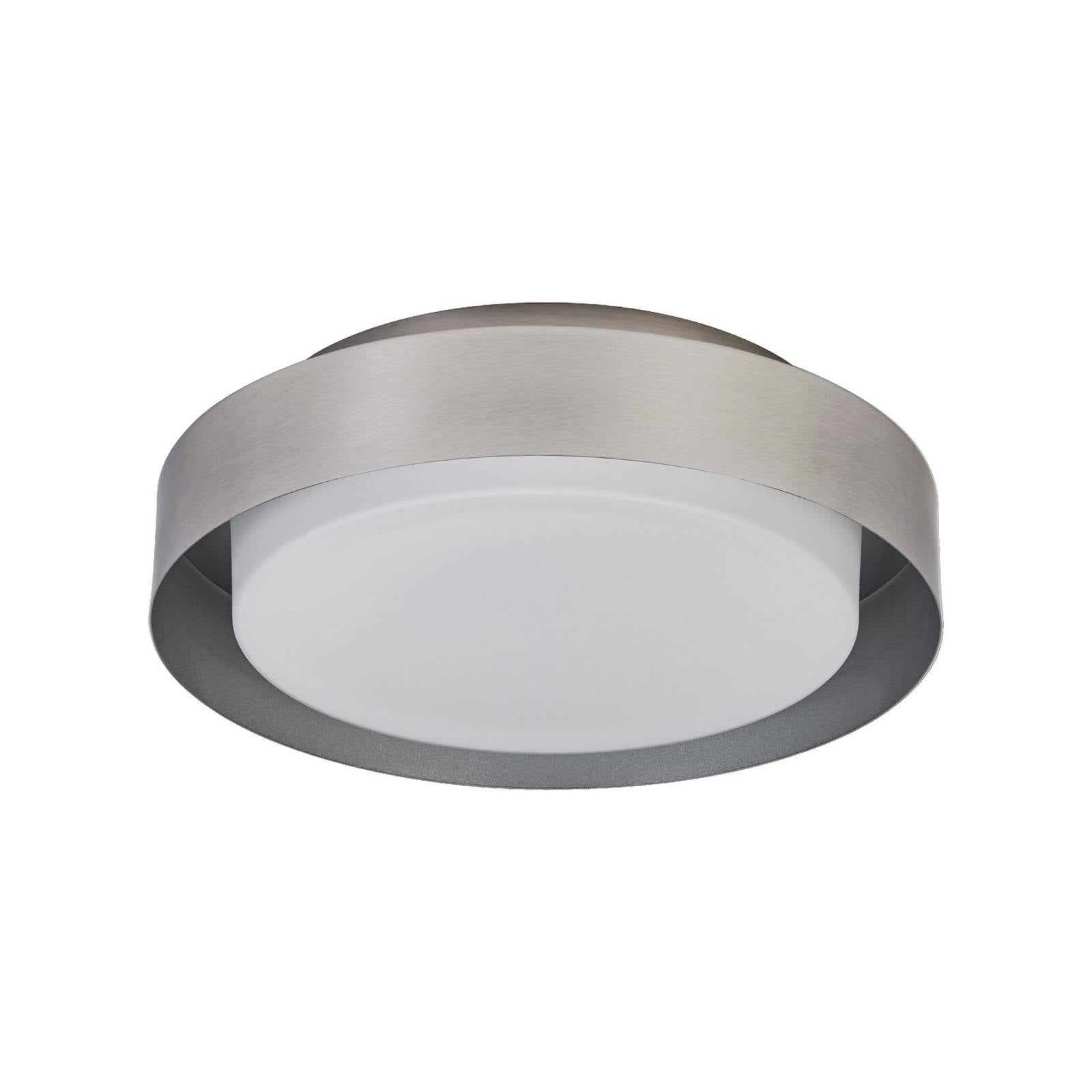 OSRAM Deckenlampe ORBIS MADRID, nickel, Ø 29 cm, Metall/Glas