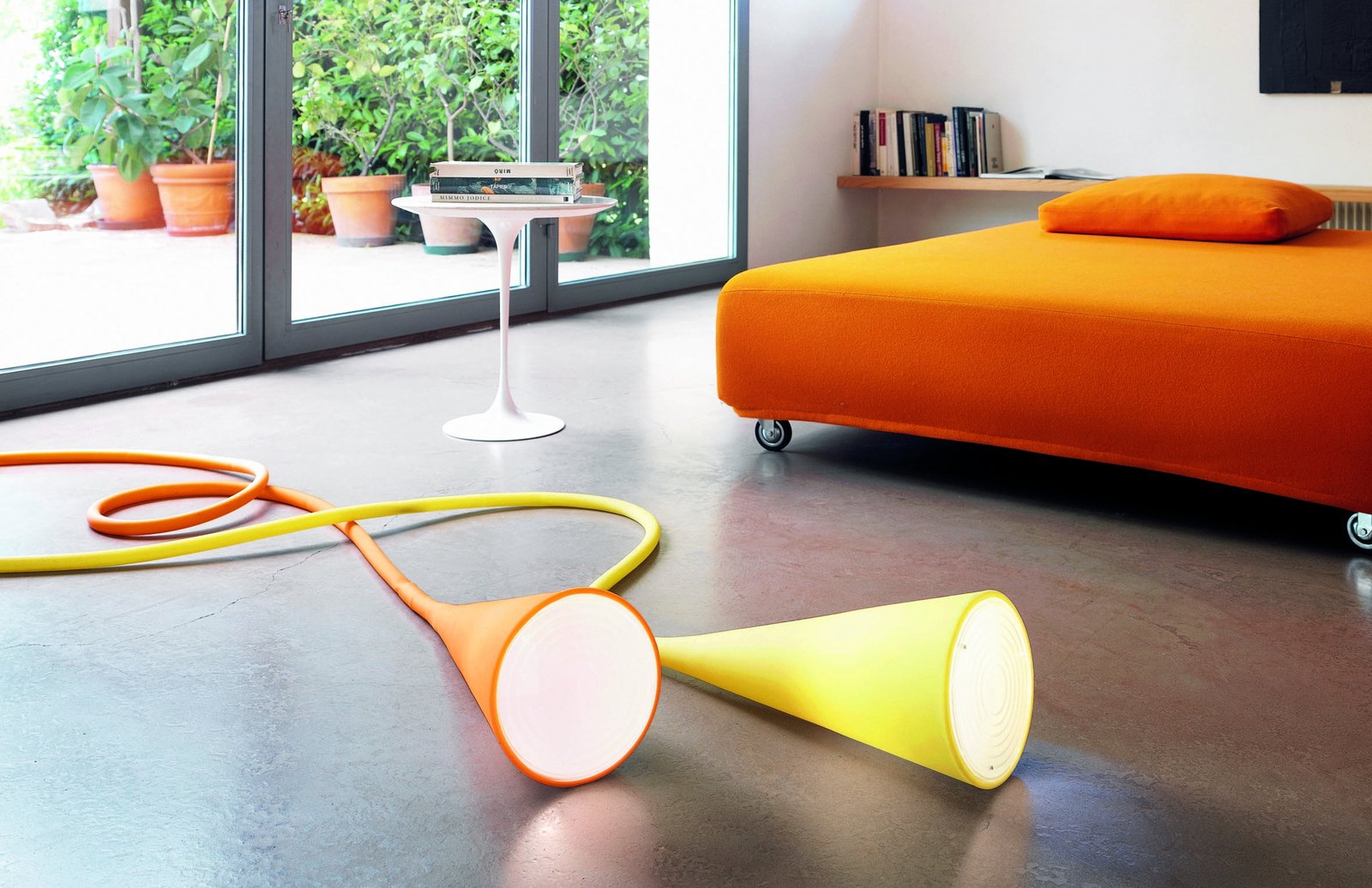 Uto Lampă de Masă/Lustră Pendul/Lampadar/Exterior Orange - Foscarini