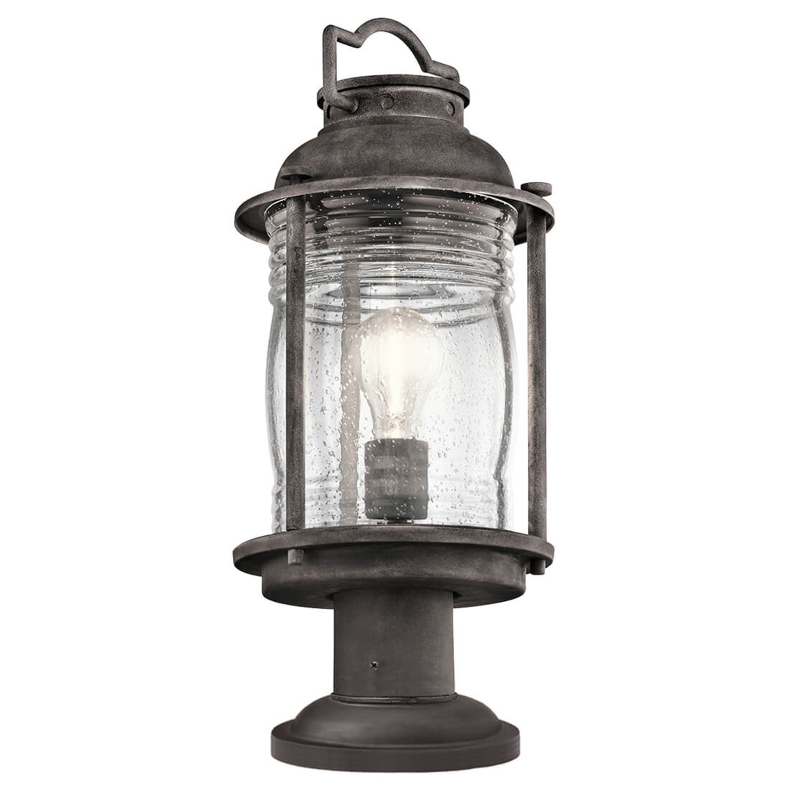 Rustic Ashland Bay pillar light