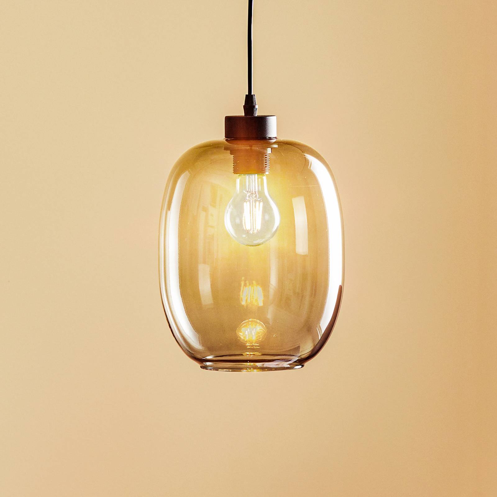 Hanglamp Elio, 1-lamp, grafiet