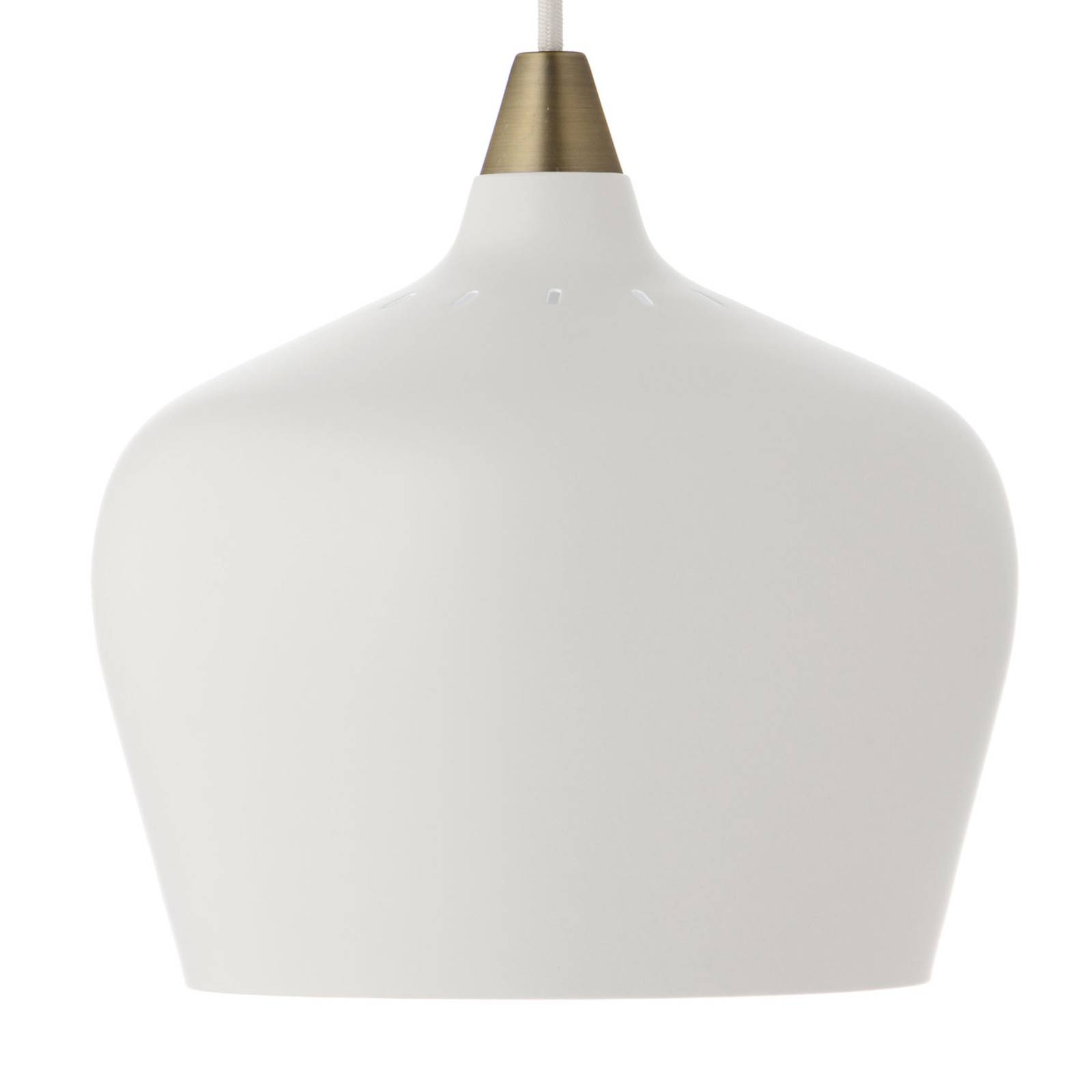 FRANDSEN Cohen pendellampa Ø 25 cm vit matt