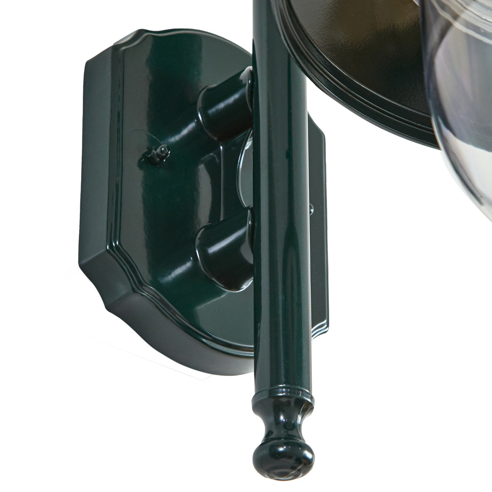 Lindby Candeeiro de parede exterior Daphne, verde, metal, E27, IP44