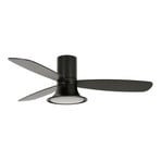 Flusso Deckenventilator mit Licht schwarz 132cm leise Beacon