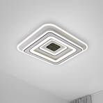 JUST LIGHT. Candeeiro de teto LED Tolago, 49x49 cm, CCT, regulável