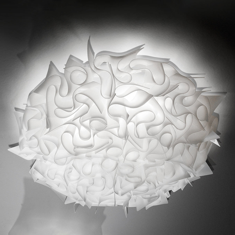 Slamp Veli – design-taklampe, Ø 78 cm, opal