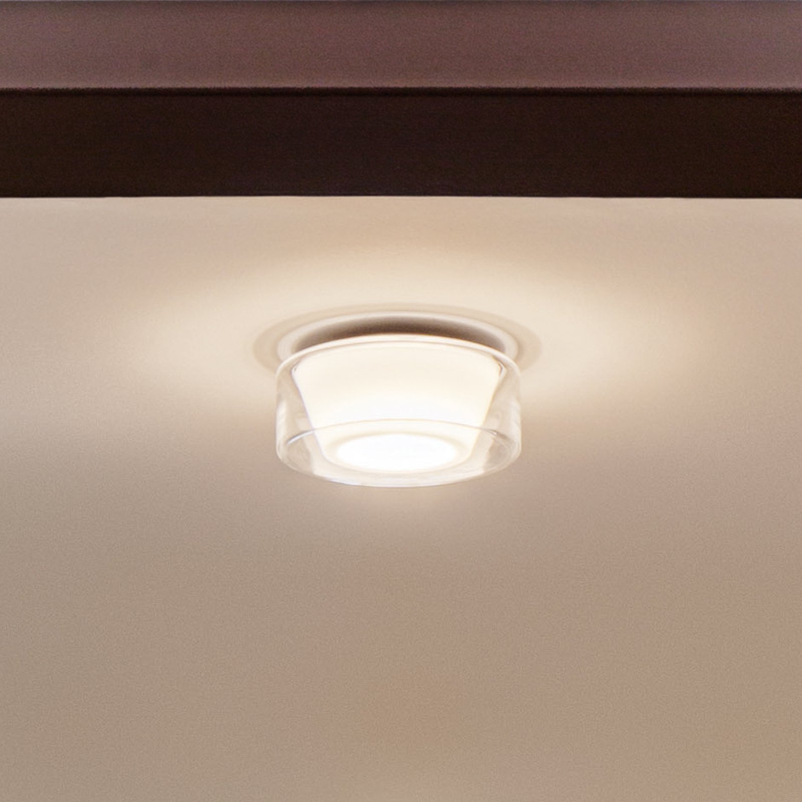 Curling M Deckenlampe 927 Glas/konisch - serien.lighting