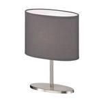 Lampa stołowa MOMO z materiałowym kloszem nikiel/antracyt