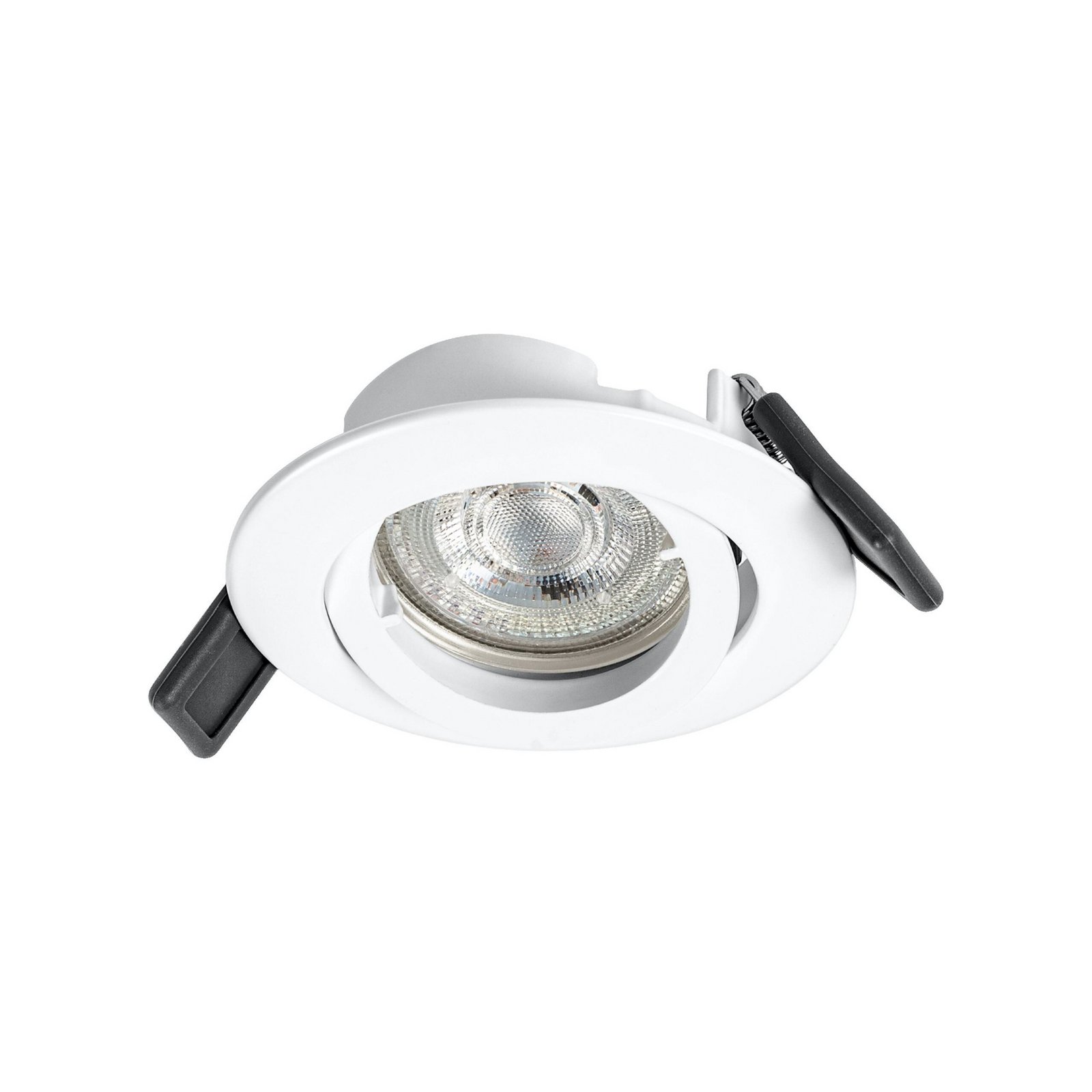 OSRAM Einbauspot, Ø 9 cm, weiß, Metall, GU10-LED, 2.700 K