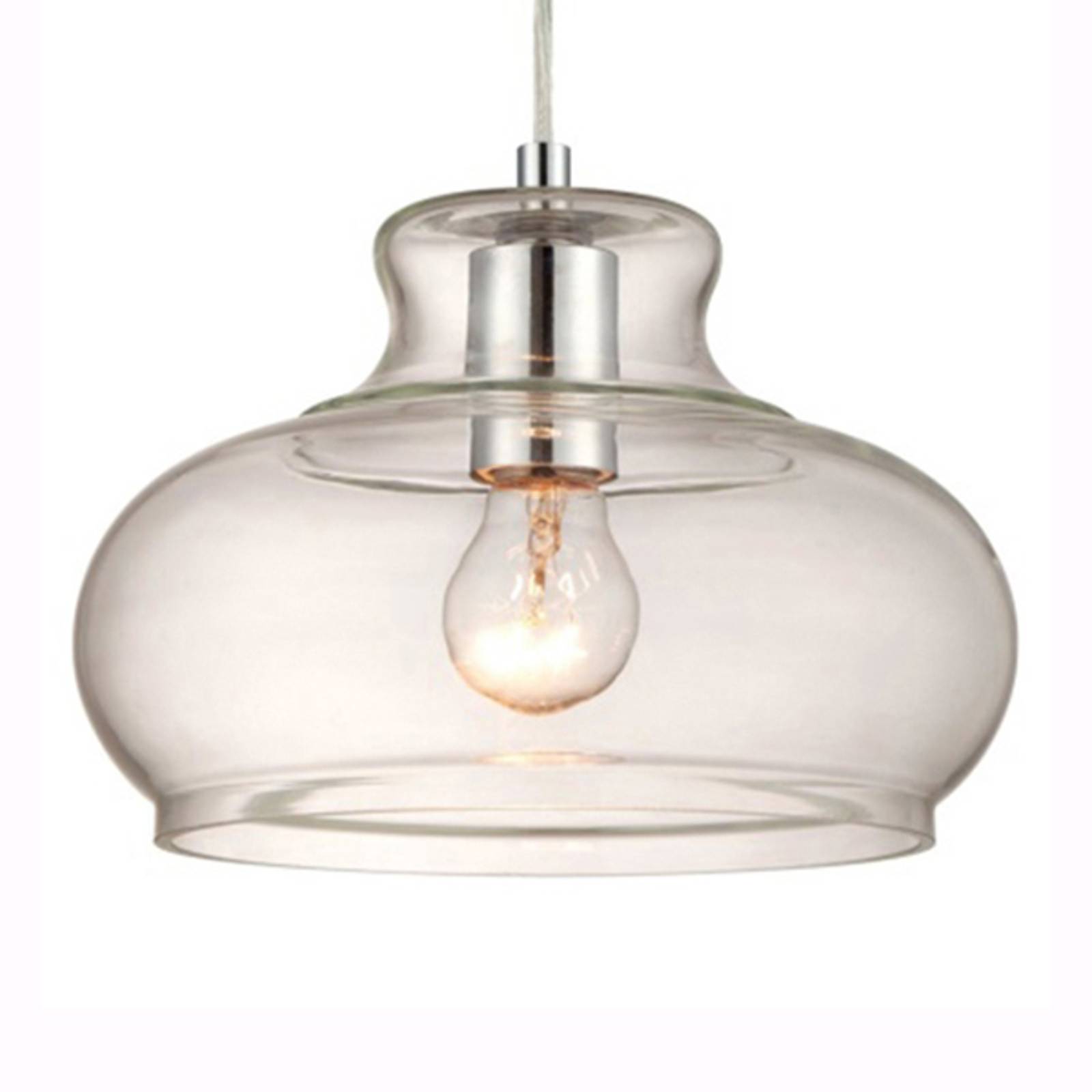 Westinghouse hængelampe 6345840 med glasskærm