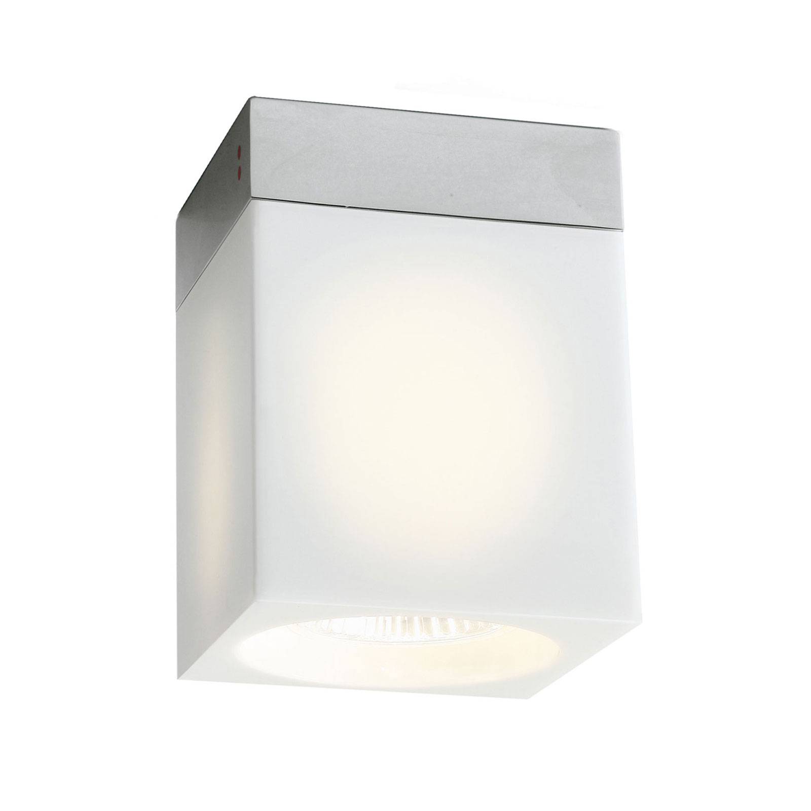 Fabbian Cubetto plafonnier à 1 lampe blanc