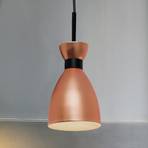 Lámpara colgante Retro con acabado en cobre