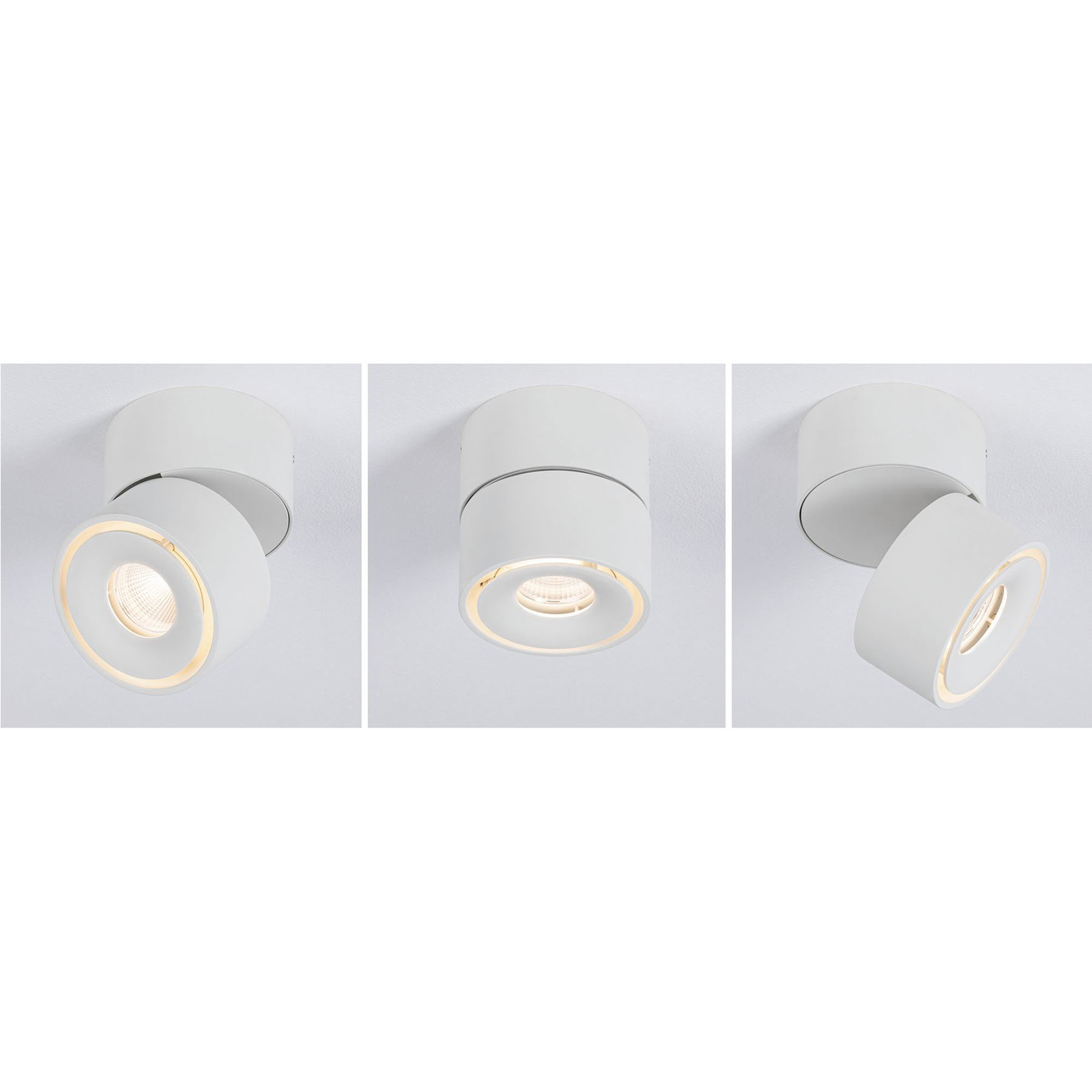 Paulmann Spircle LED opbouwspot, mat wit