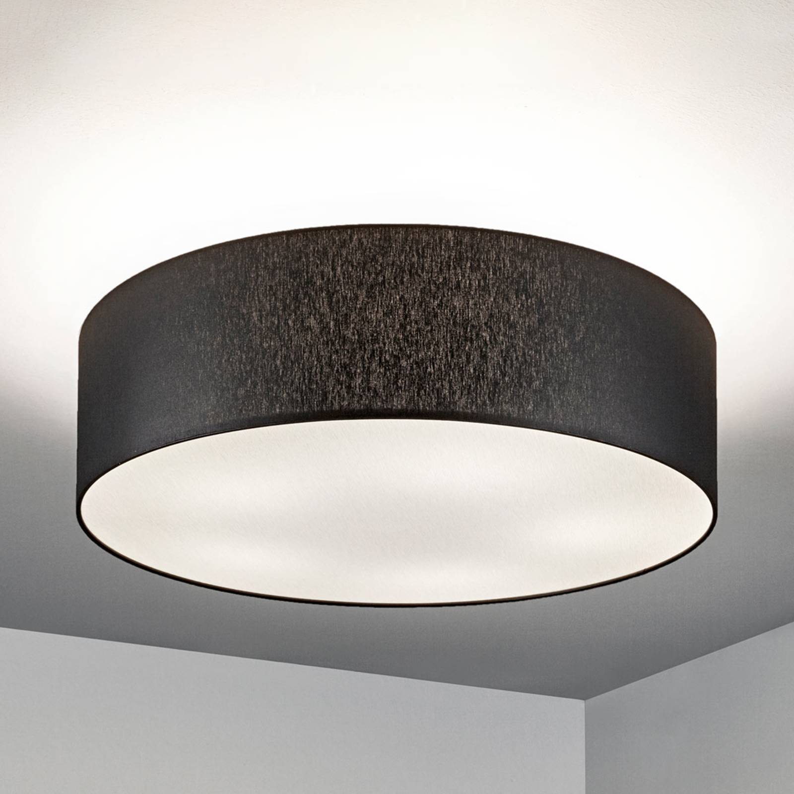 Rothfels Gala plafondlamp, sits zwart, 60 cm