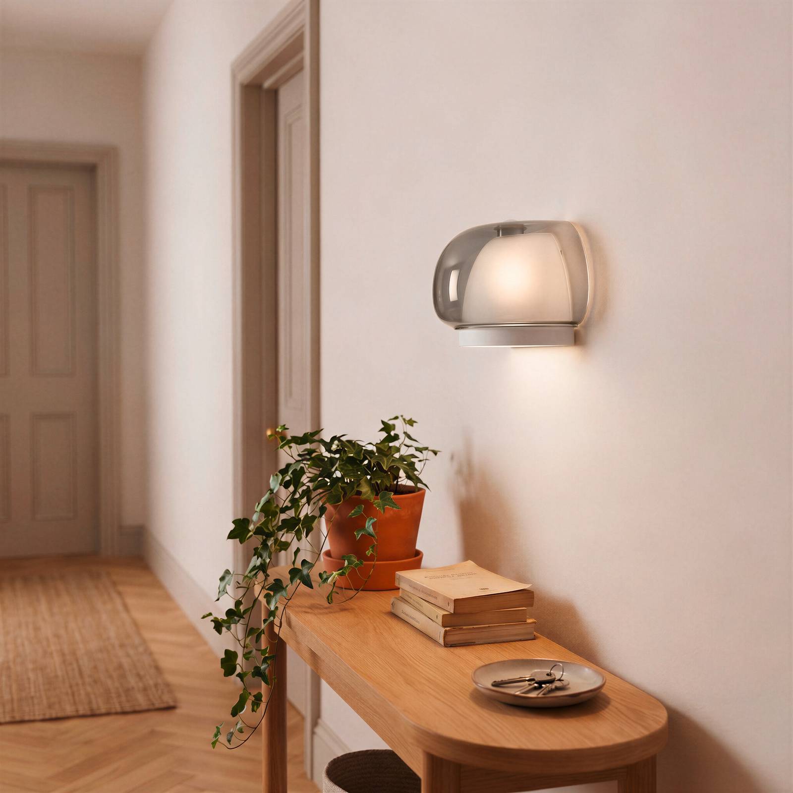 EGLO Wandlamp Belomontejo, zwart-transparant, glas, G9