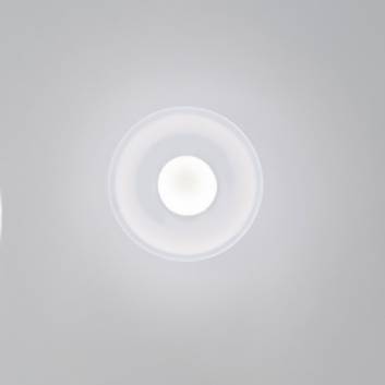 Tom Dixon Opal Surface LED-væglampe, Ø 25 cm