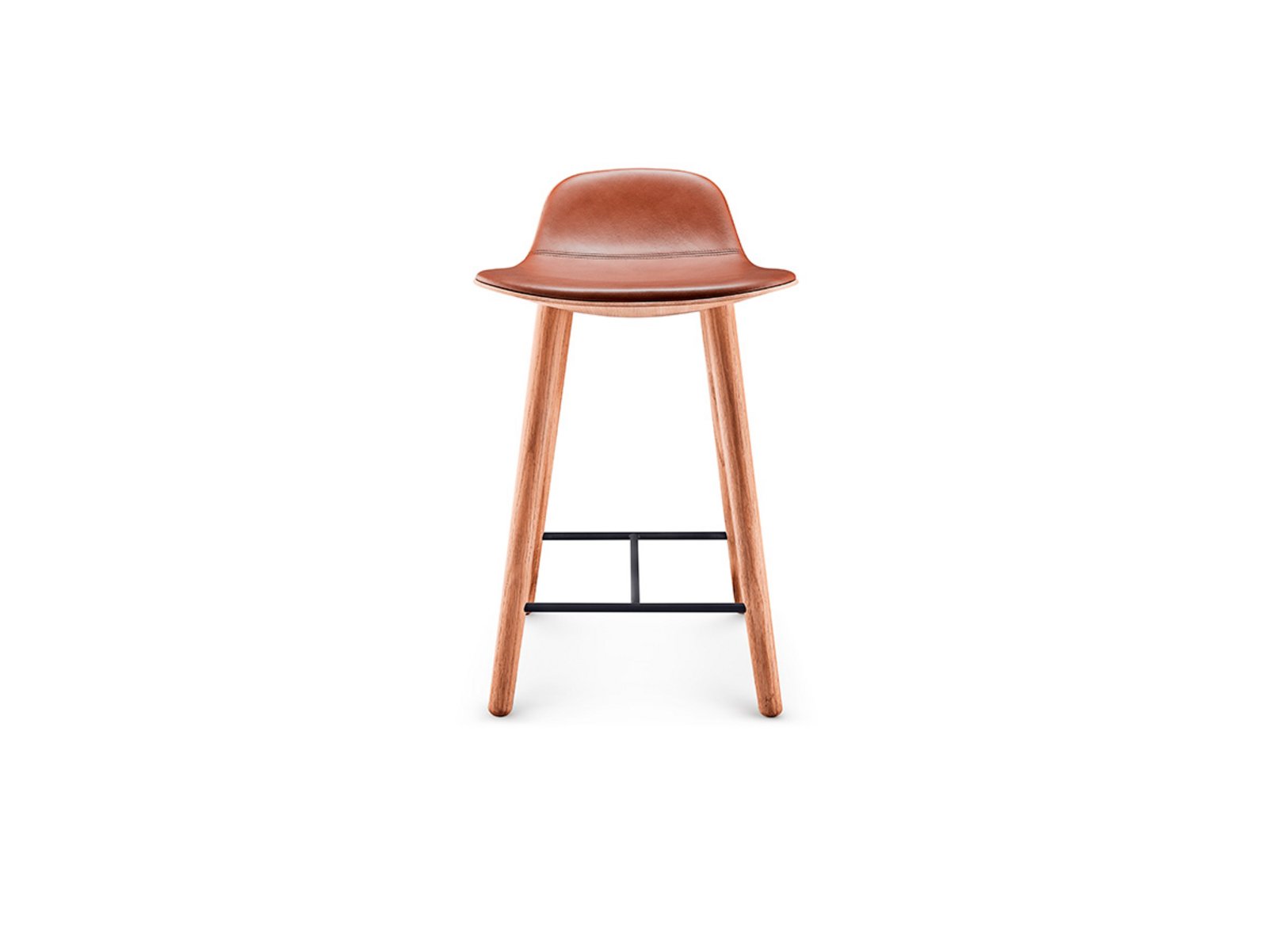 Abalone Stool H65 Nature Oak/Cognac - Eva Solo