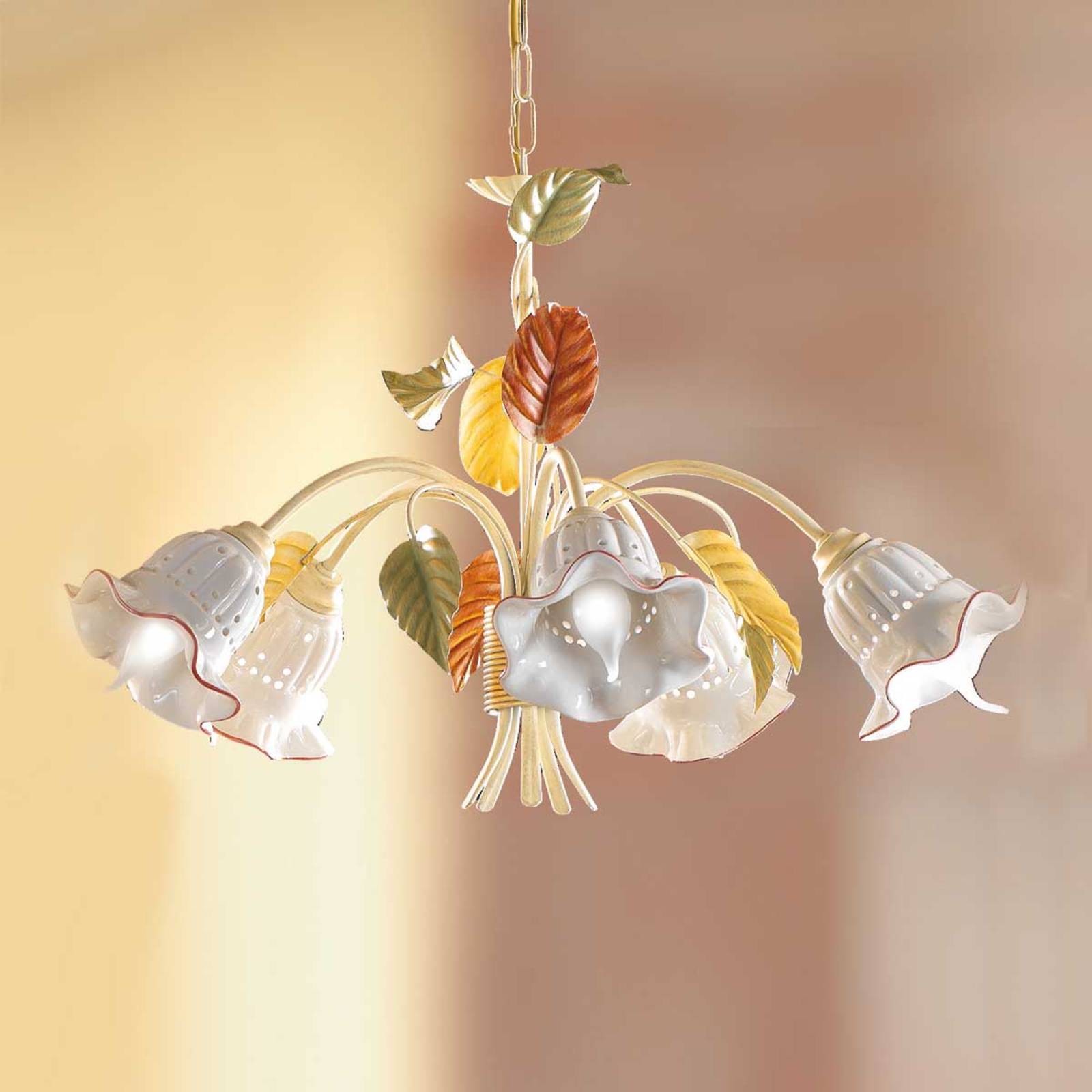 Hanglamp Flora in Florentijnse stijl, 5-lichts