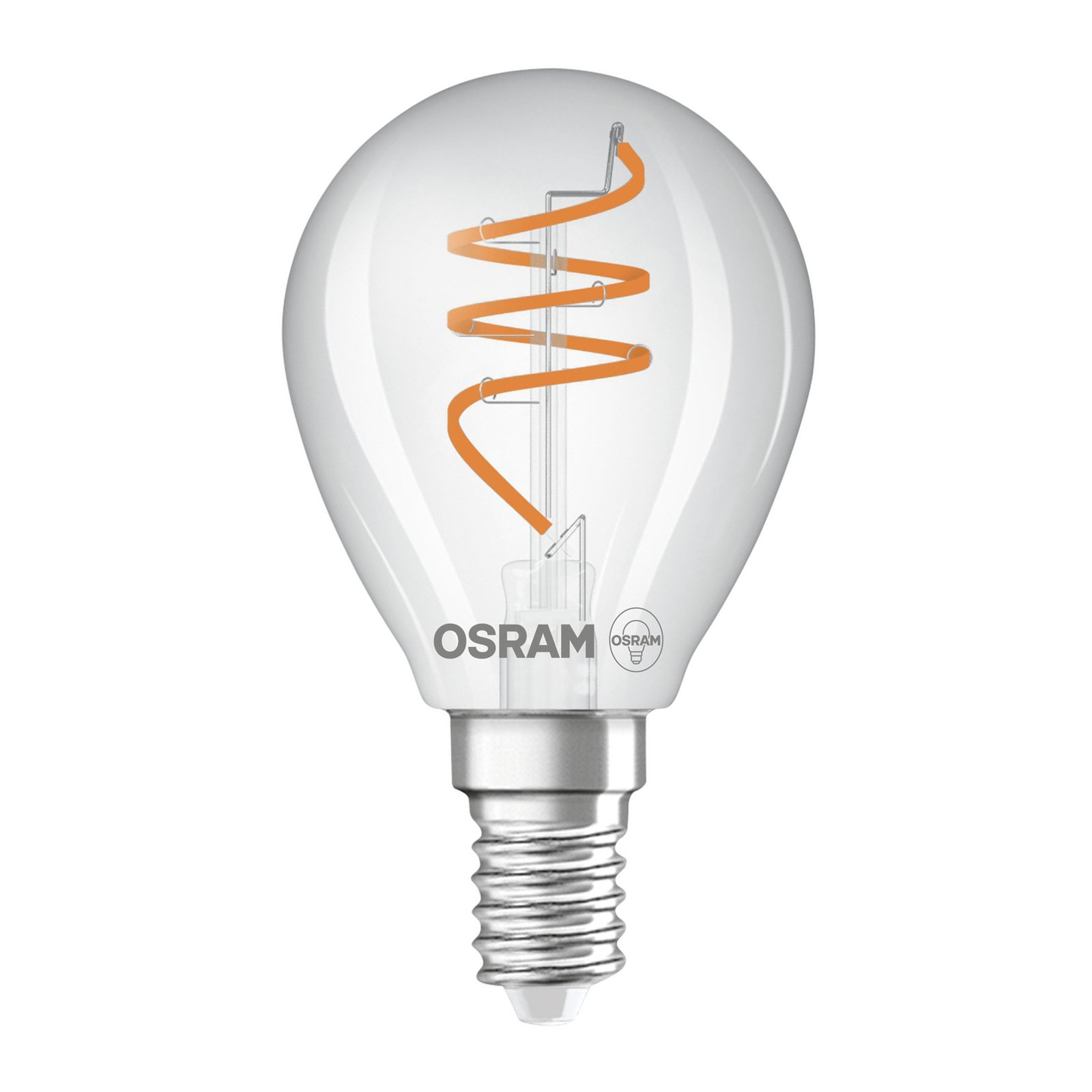 OSRAM LED Vintage P40 E14 4,6W 927 Filamento a spirale dimmerabile