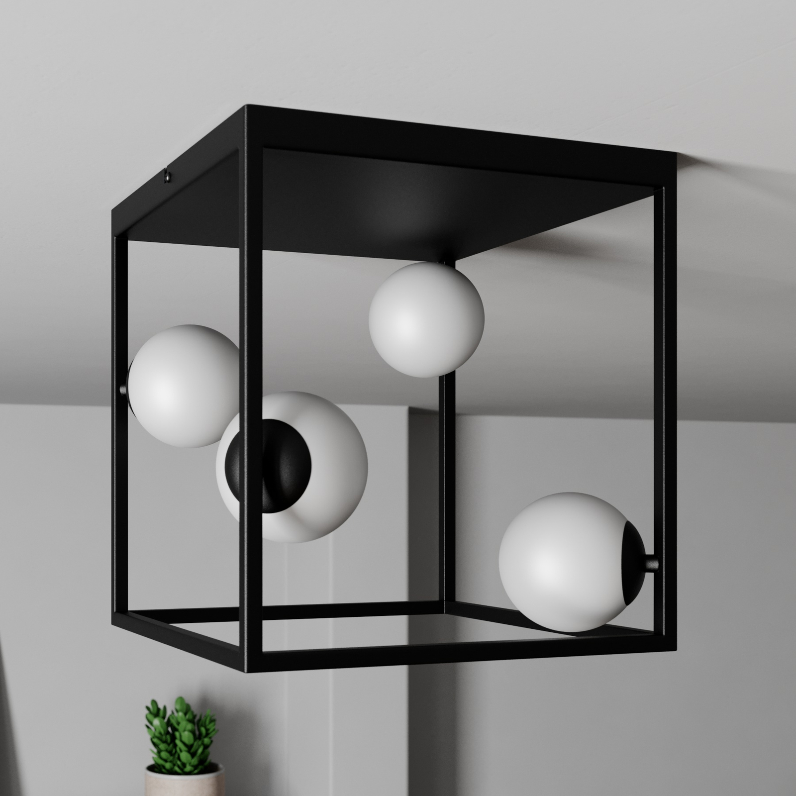 Lindby Utopia LED plafondlamp, 4-lamps