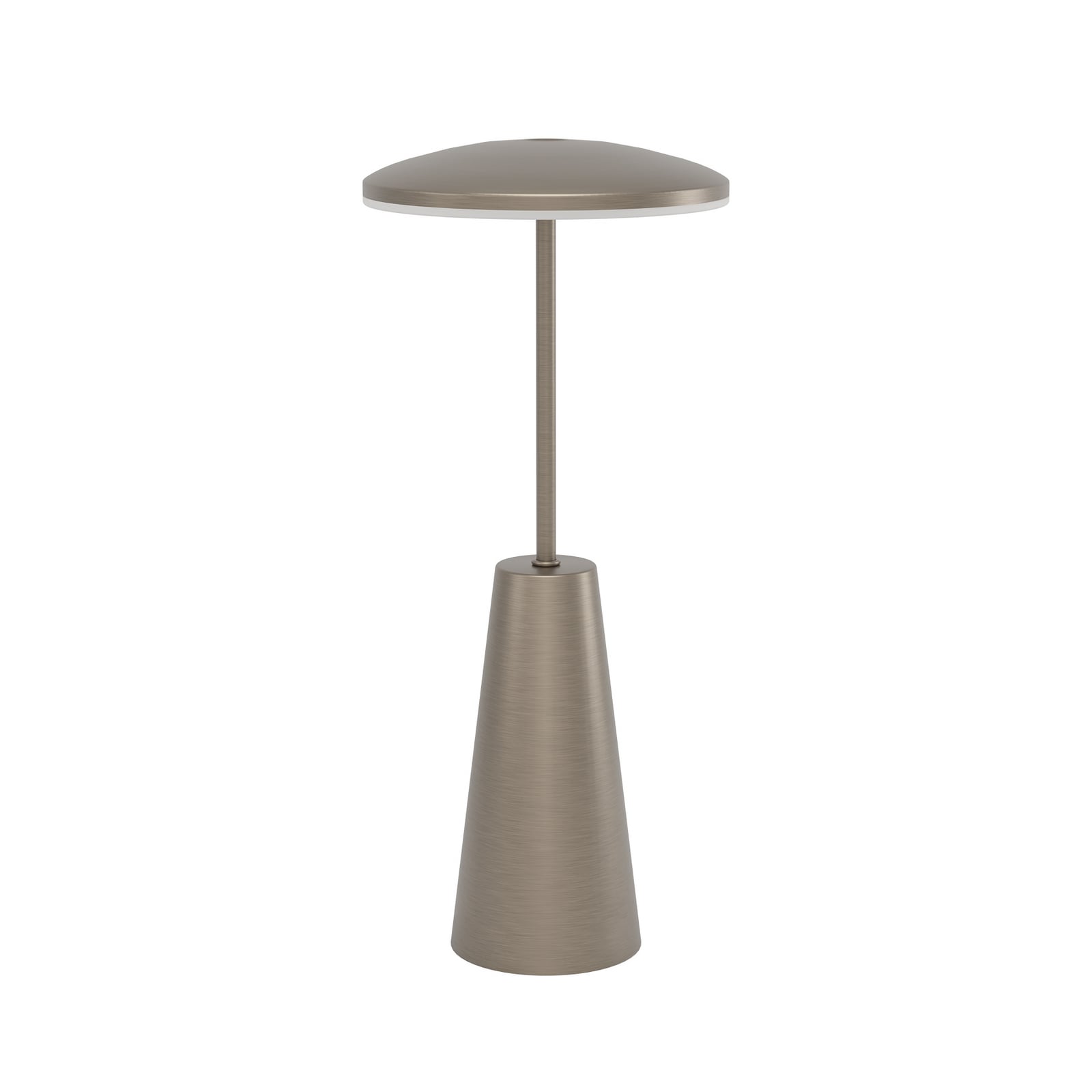 Piccola LED rechargeable light, bronze-coloured, height 28 cm, IP54