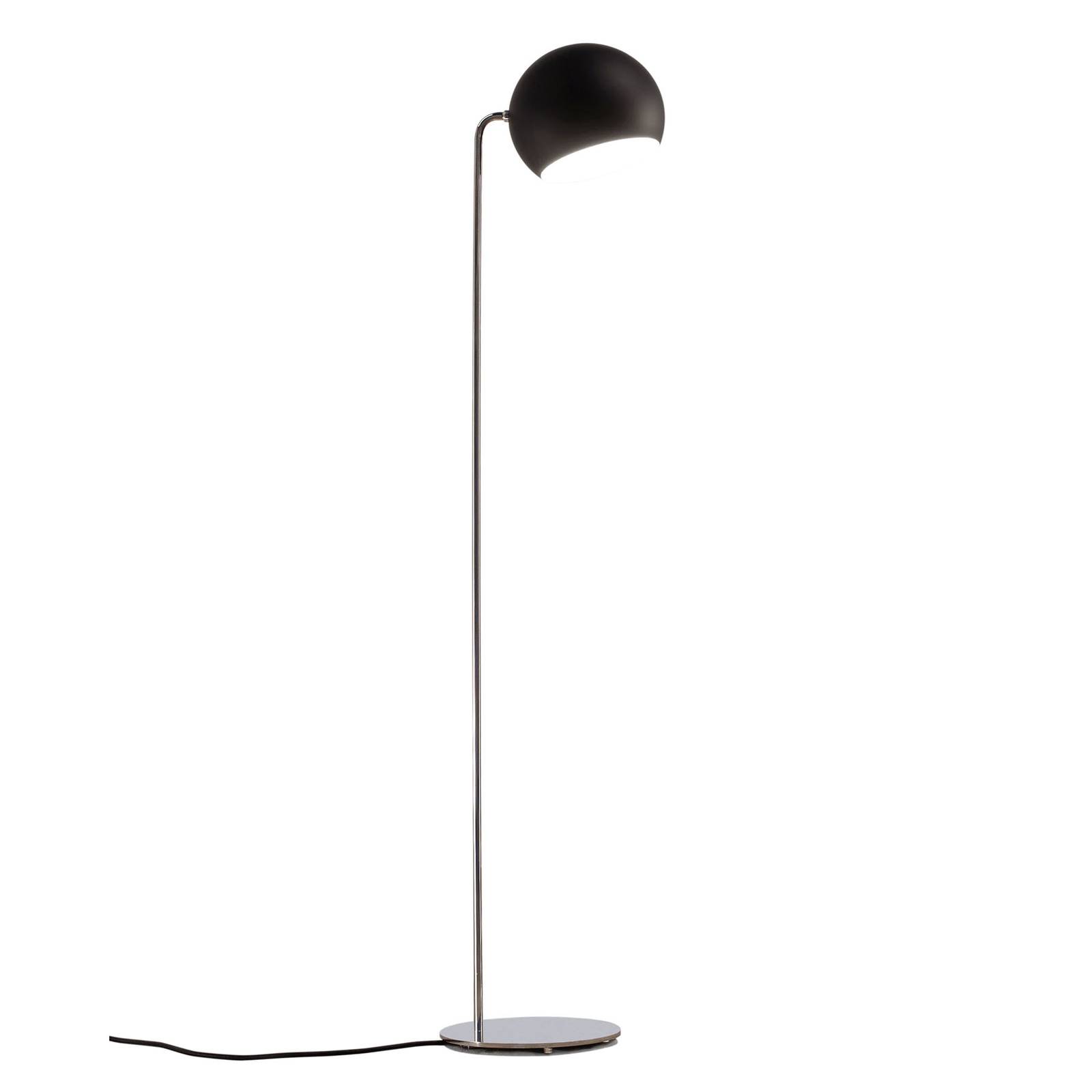 Image of Nyta Tilt Globe Floor lampadaire acier inox noir 4260366486160