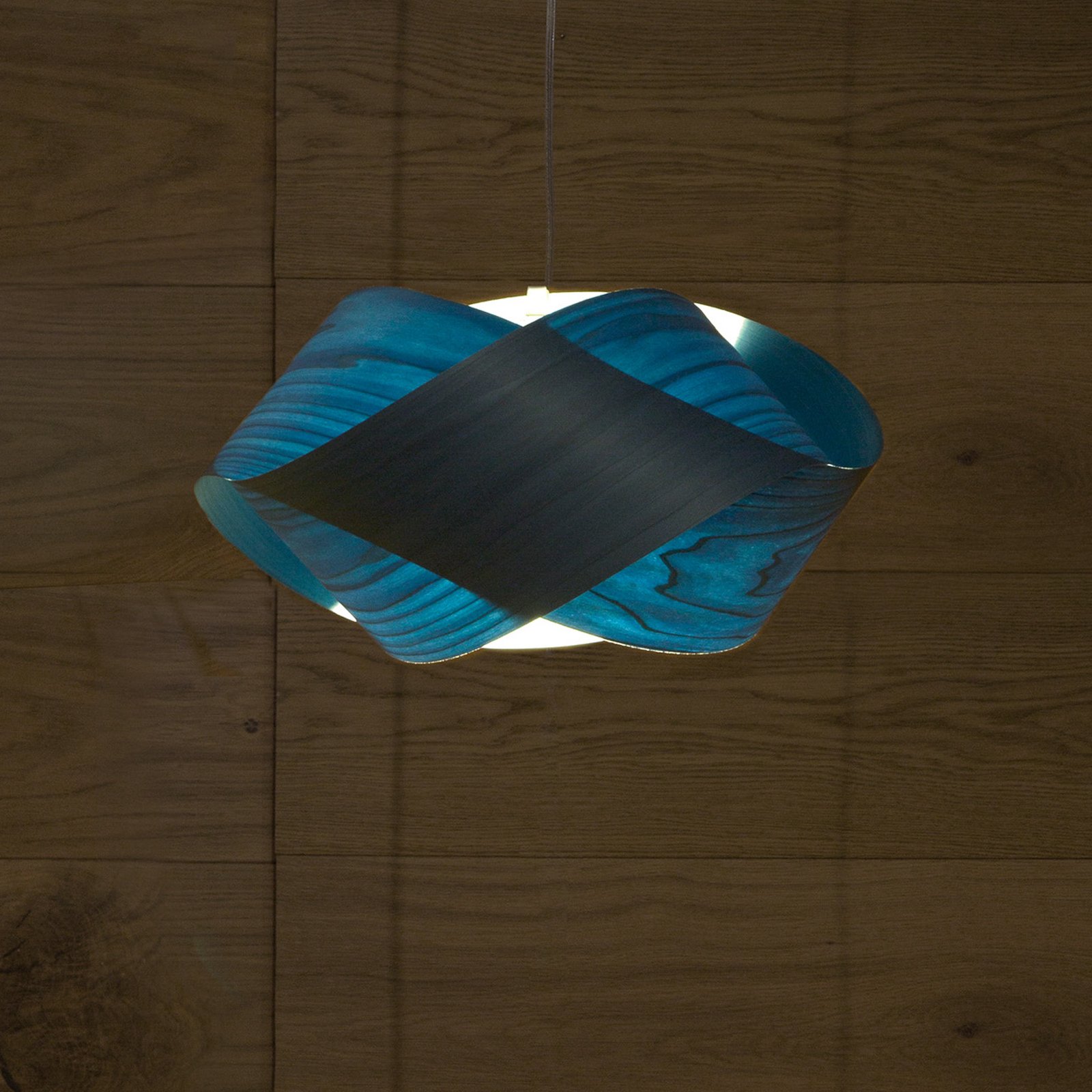 LZF Nut pendant light in natural wood design
