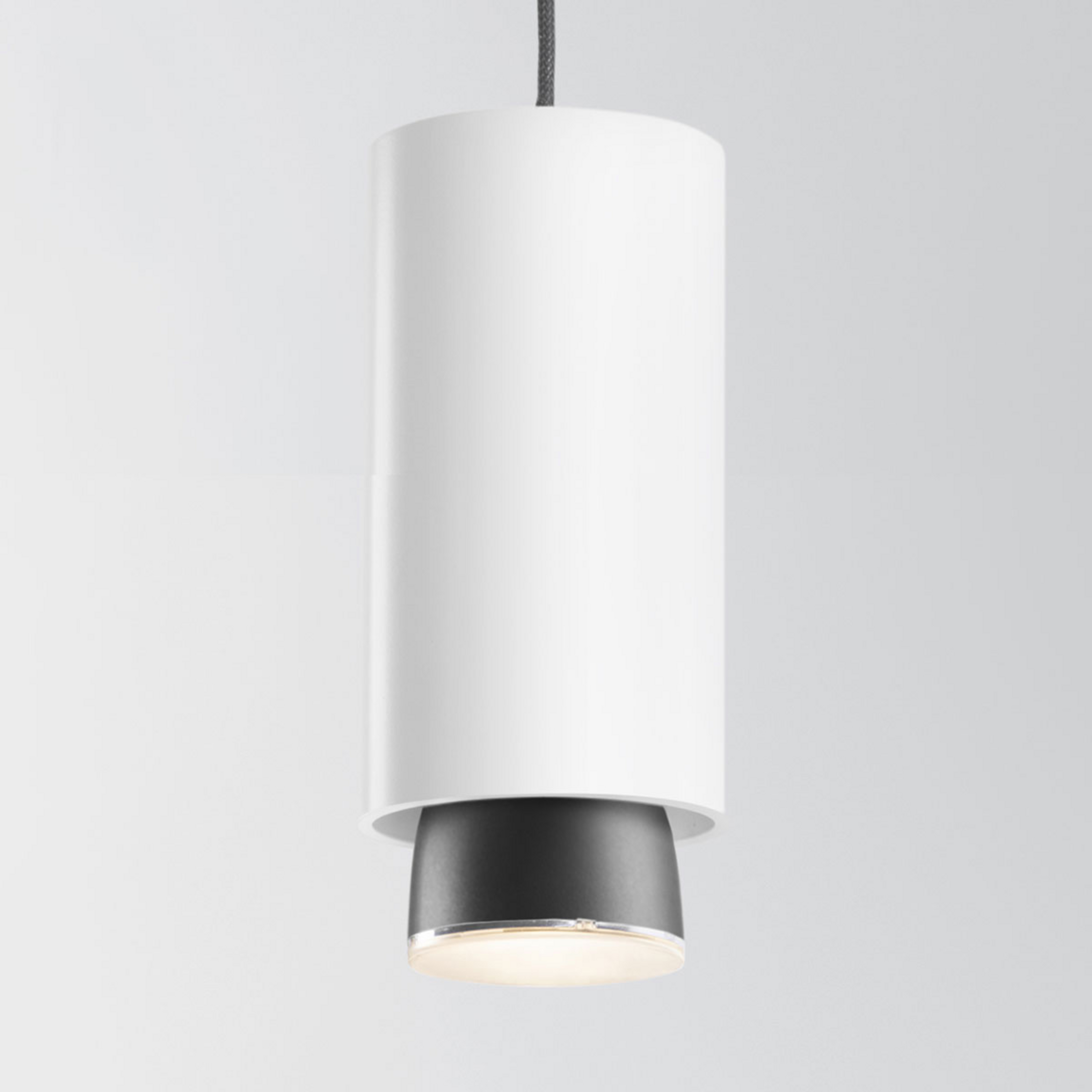 Fabbian Claque suspension LED 20 cm blanc