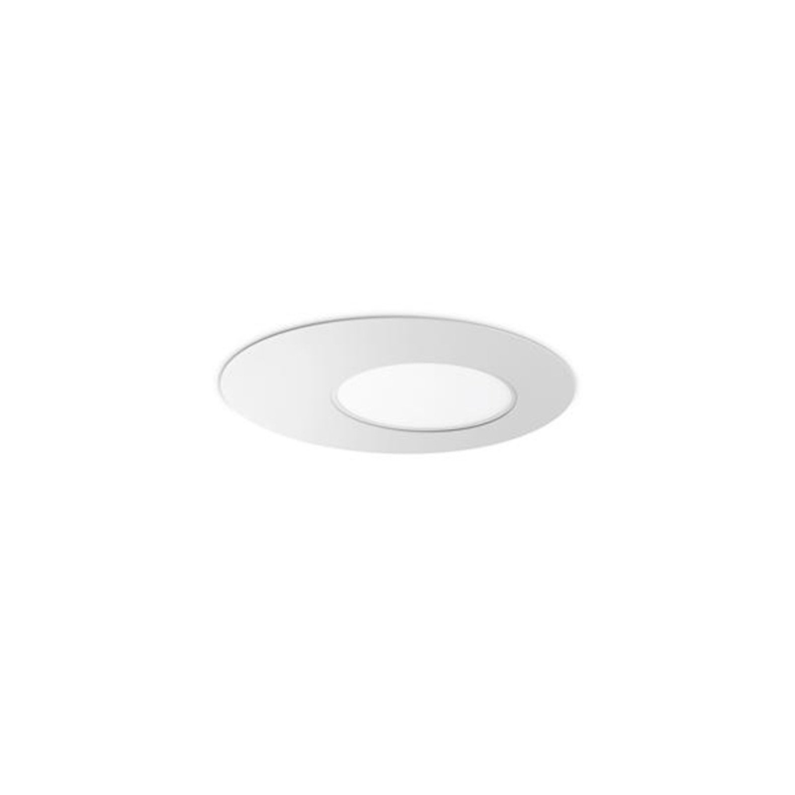 Ideal Lux LED ceiling light Iride, white, Ø 50 cm, metal