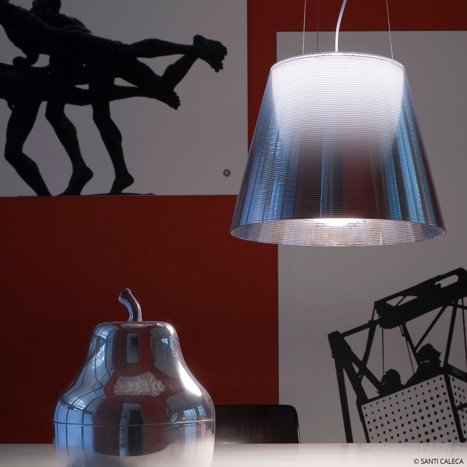 KTribe S2 Taklampa Smoke - Flos