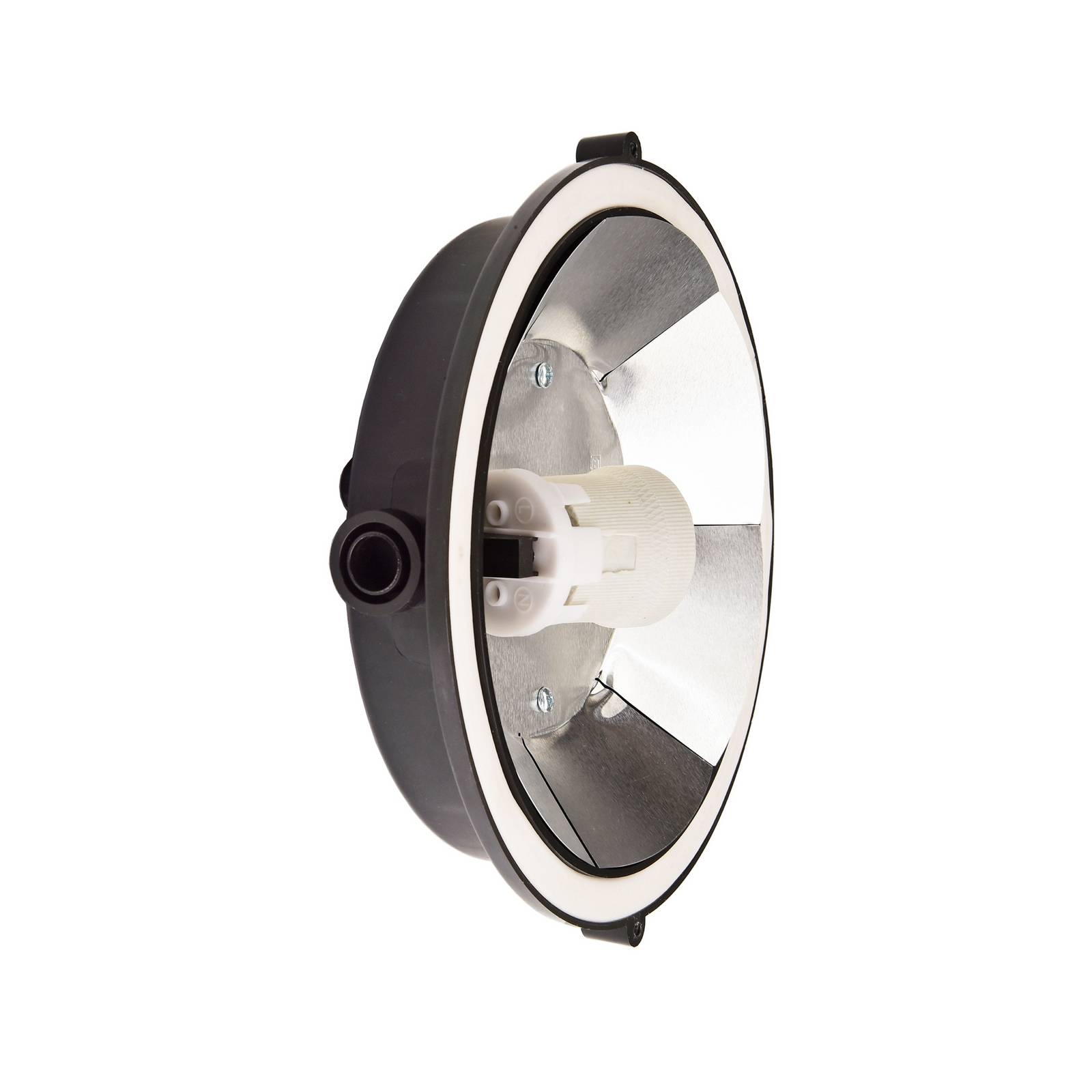 Deko-Light Luminaire pour locaux humides Sotano Retro noir Ø 18 cm plastique IP44