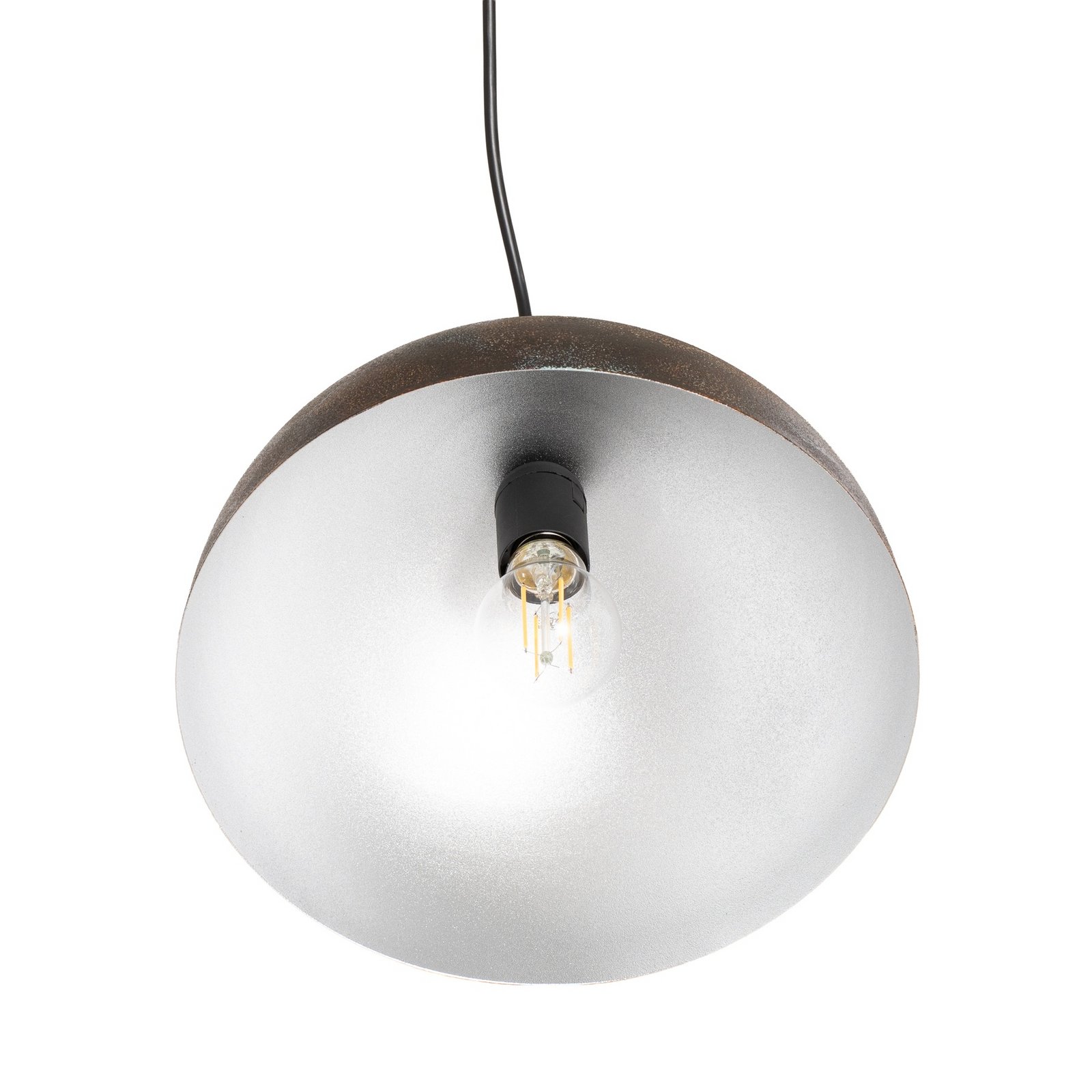 Hengelampe Kure, svartbrun, metall, Ø 30 cm, E27 Hengelampe Kure, svartbrun, metall, Ø 30 cm, E27