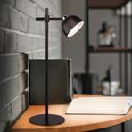 Maxima LED baterijska stolna lampa, crna, visina 41 cm, plastika