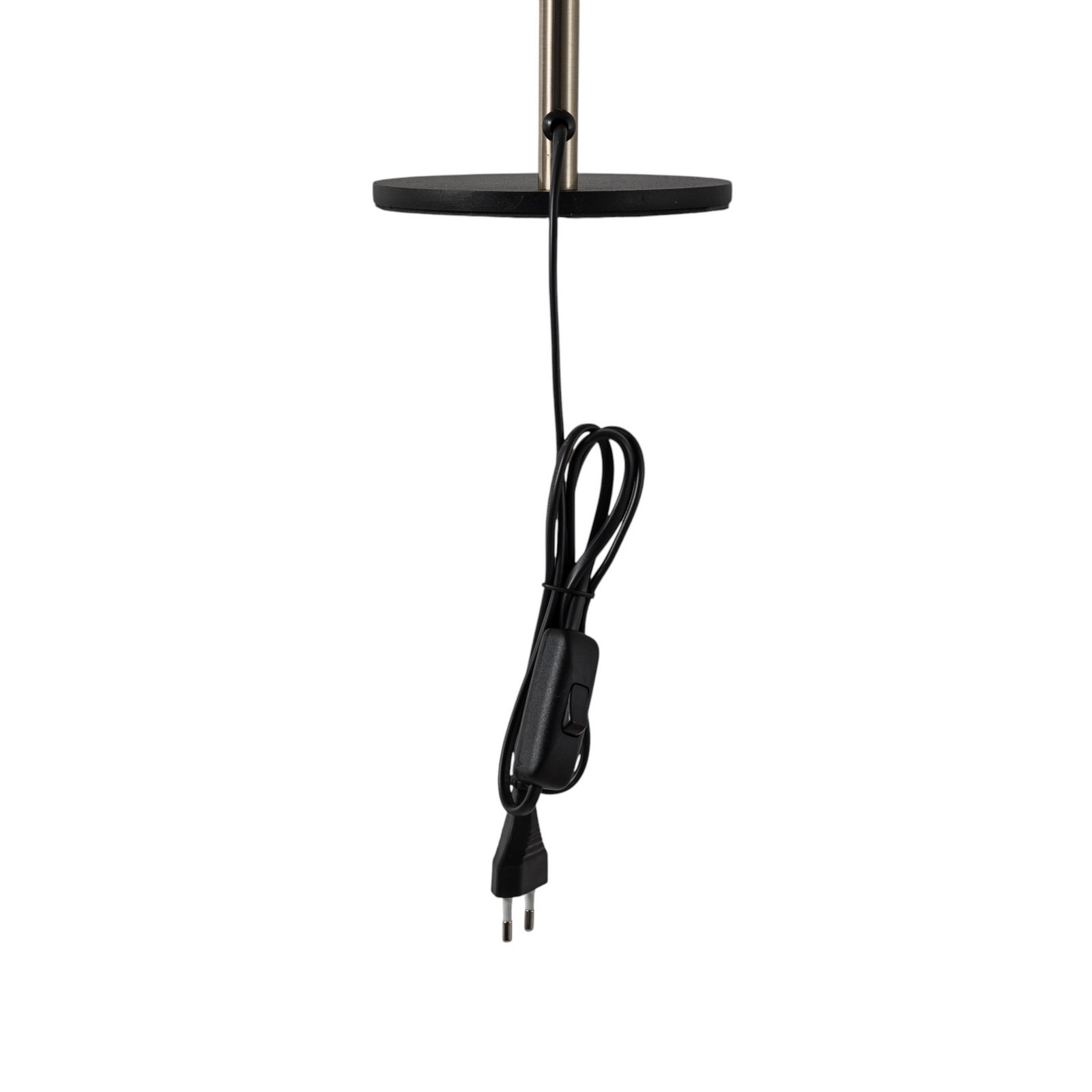Tischleuchte Lume, schwarz/gold antik, Höhe 42 cm, Metall