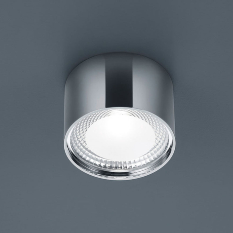 Helestra Kari LED-Deckenleuchte, rund, chrom